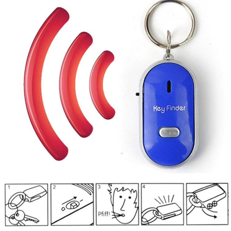 Mini LED portachiavi fischio lampeggiante per bambini