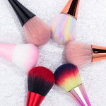 Spazzola per la pulizia della polvere delle unghie Rimozione dei glitter per unghie Rimozione della polvere del gel UV Spazzole per unghie acriliche Strumenti per manicure, Rose Gold, Rose Gold Color Hair, Red, Twilight, Pink Little Waist              ...