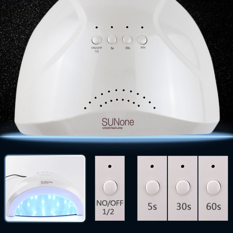 Asciuga smalto per unghie con lampada UV Sunone da 48 W