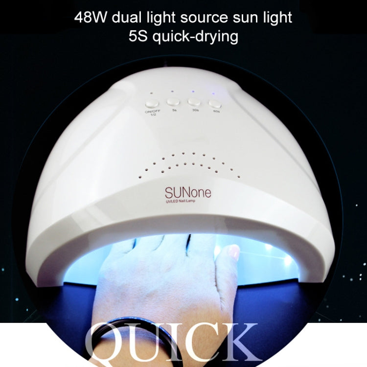 Asciuga smalto per unghie con lampada UV Sunone da 48 W