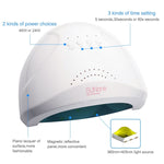 Asciuga smalto per unghie con lampada UV Sunone da 48 W