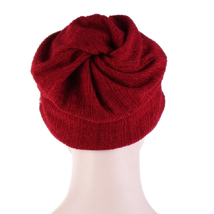 Cappello turbante con paillettes da donna, traspirante, vuoto, da 2 pezzi, One Size