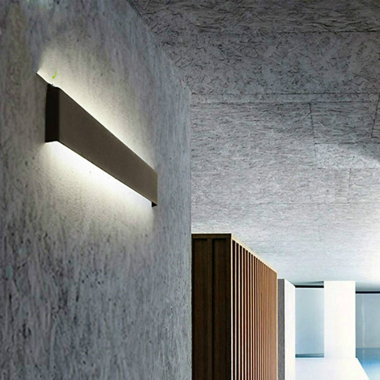 Moderno e minimalista Soggiorno Corridoio Scale Sconce Lampada da parete a LED Illuminazione decorativa creativa, Black-15cm 6W, Black-30cm 12W, Black-48cm 18W, Black-58cm  24W, Silver-15cm 6W, Silver-30cm 12W, Silver-48cm 18W, Silver-58cm 24W