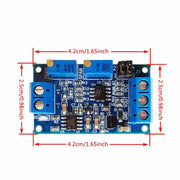 Current to Voltage Module 0/4-20mA to 0-3.3V 5V 10V Voltage Transmitter Signal Conversion Conditioning Adapter, 0/4-20mA to 0-3.3V5V10V