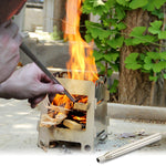 Torcia retrattile per barbecue da picnic, strumento per barbecue, 2 pezzi, da campeggio all'aperto, 5 Sections (2PCS), 6 Sections (2PCS), 8 Sections (2PCS)