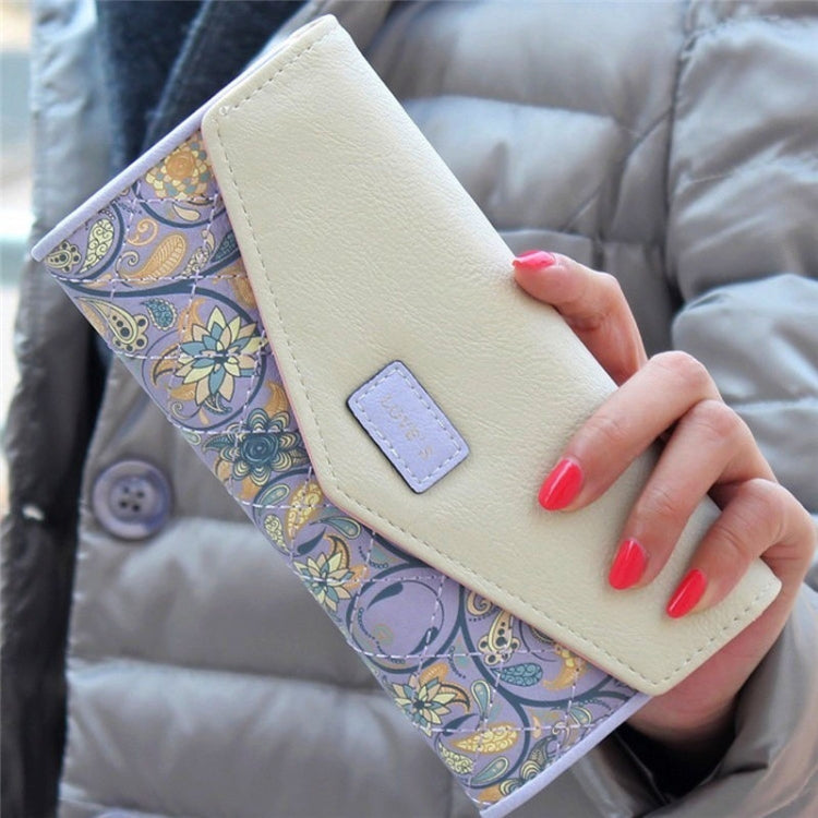 Portamonete portamonete lungo in pelle da donna alla moda
