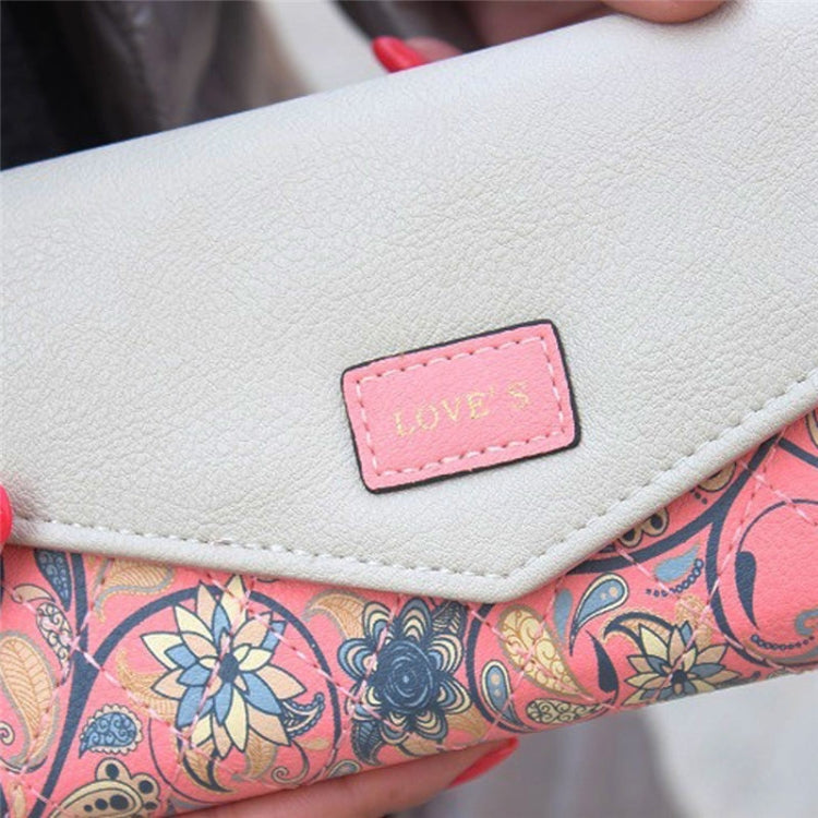 Portamonete portamonete lungo in pelle da donna alla moda