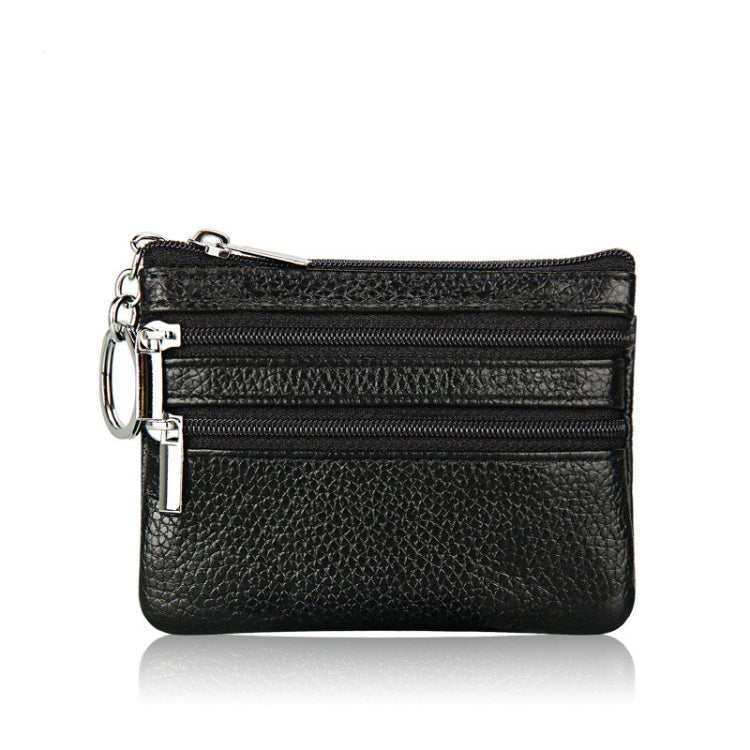 Portafogli piccoli da donna in vera pelle Portamonete Porta carte con cerniera
