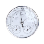 THB9392 Stazione meteorologica domestica da appendere alla parete, barometro, termometro, igrometro, THB9392 128mm Gold, THB9392 128mm Silver