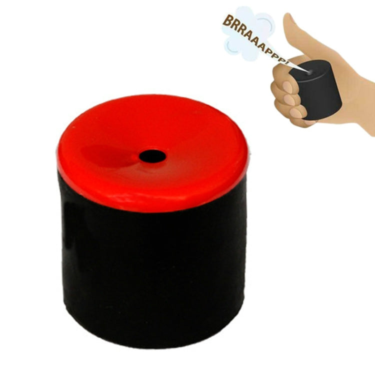 Giocattolo secchio scoregge in gomma 14x10x5 cm
