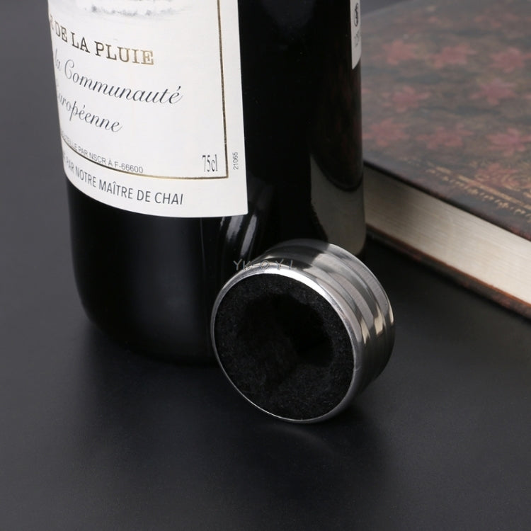 Anello ferma vino rosso in acciaio inossidabile da 5 pezzi, Wine Stop Ring