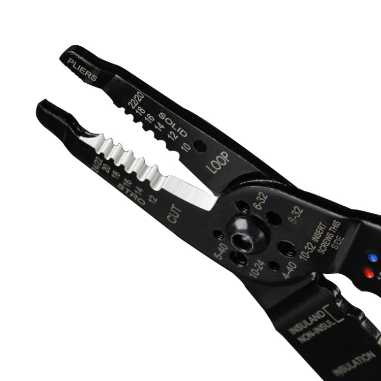 Strumento di riparazione per elettricisti spelafili per taglio isolante per cavi multifunzione da 8 pollici, 8 Inch Wire Stripper