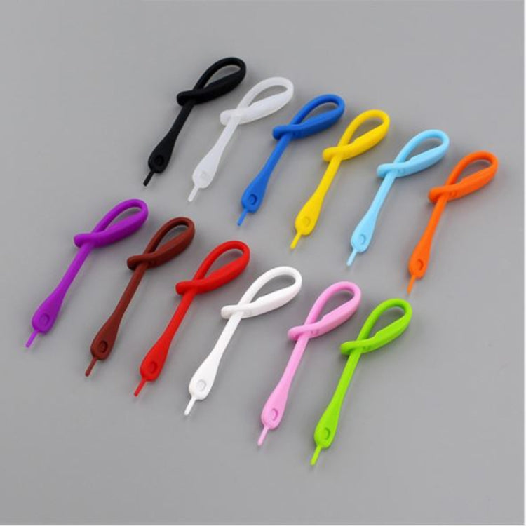12 pezzi/set Riconoscimento bicchiere di vino Marchio creativo per bicchiere di vino in silicone, Rope