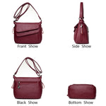 Borsa a tracolla femminile con borse di lusso in pelle estiva