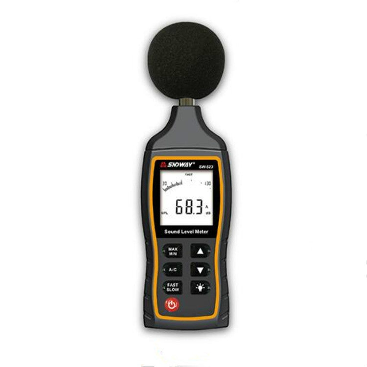 Misuratore di decibel di rumore portatile ad alta precisione SNDWAY, SW523, SW524(Storage+USB Communication)
