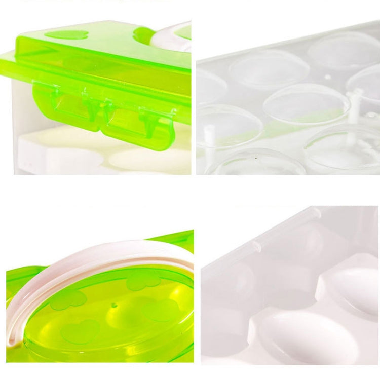 Scatola portaoggetti portatile in plastica PP a 2 strati con 24 slot