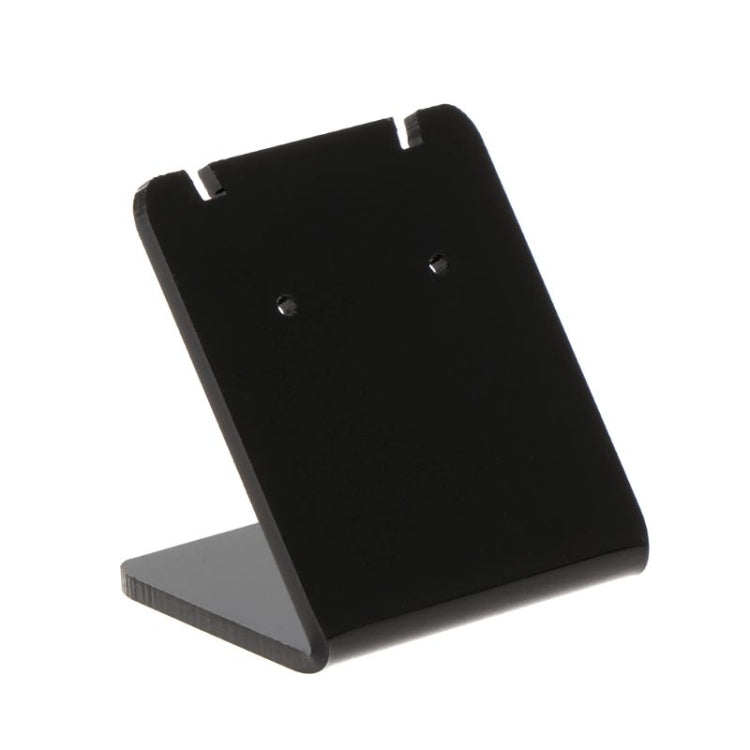 10 pz/set orecchini mensola espositore supporto a forma di L rettangolo acrilico professionale orecchio stud gioielli mostra staffa rack mostra