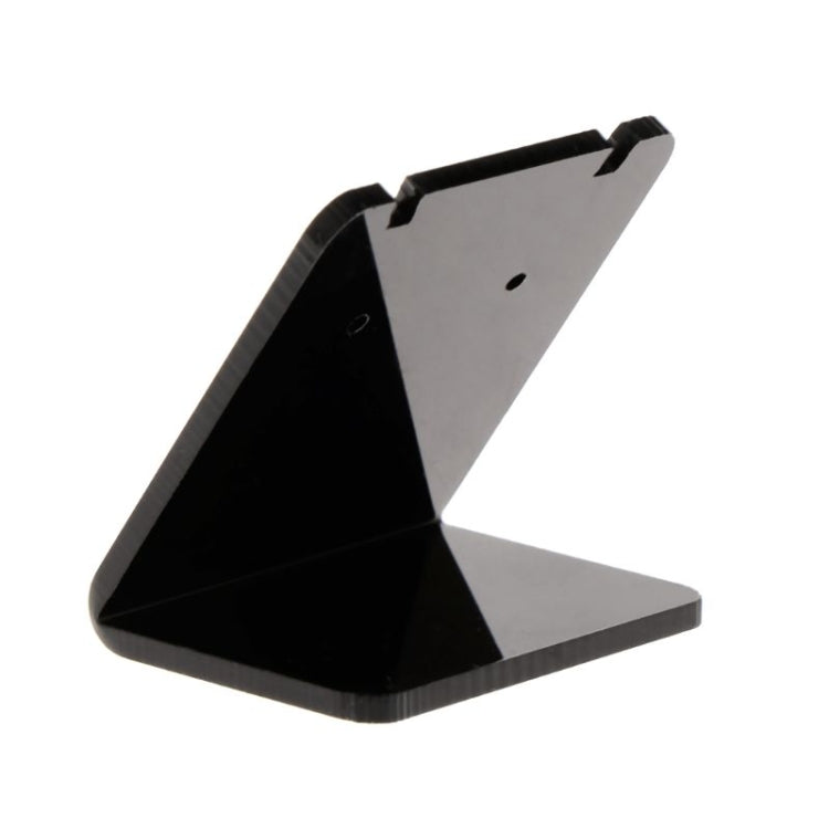 10 pz/set orecchini mensola espositore supporto a forma di L rettangolo acrilico professionale orecchio stud gioielli mostra staffa rack mostra