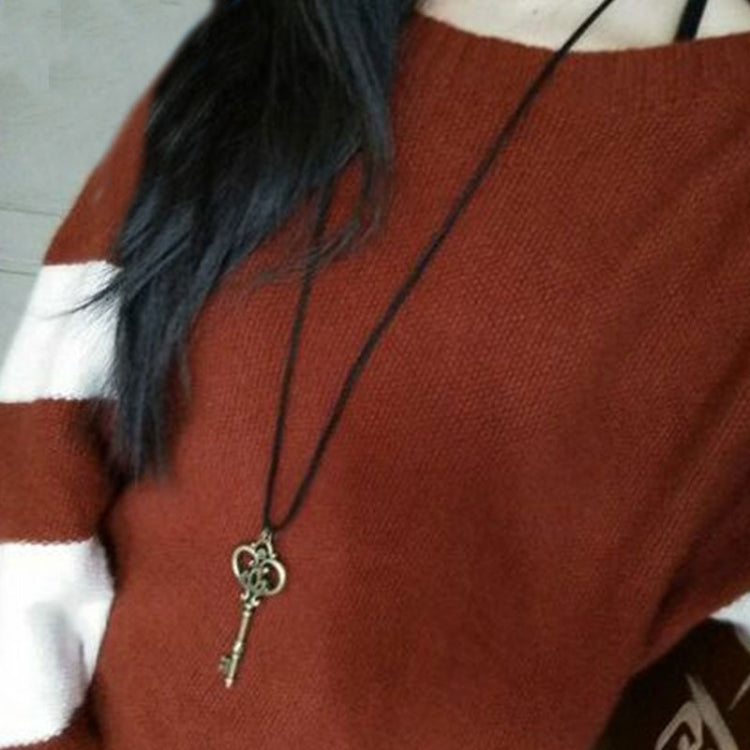 Pendenti con chiave a corona grande retrò alla moda