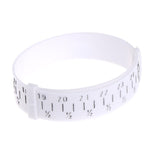 Strumento di misurazione del braccialetto del cerchio di misurazione del braccialetto standard stile cintura Strumento di misurazione dei gioielli a mano per la creazione di gioielli