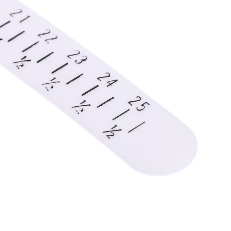 Strumento di misurazione del braccialetto del cerchio di misurazione del braccialetto standard stile cintura Strumento di misurazione dei gioielli a mano per la creazione di gioielli