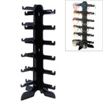 Supporto per organizer per gioielli Espositore per rack per occhiali da sole in plastica a 6 livelli