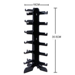 Supporto per organizer per gioielli Espositore per rack per occhiali da sole in plastica a 6 livelli
