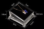 Vassoio portaoggetti per esposizione in acrilico trasparente per gioielli, bracciale, orologio, piatto espositore