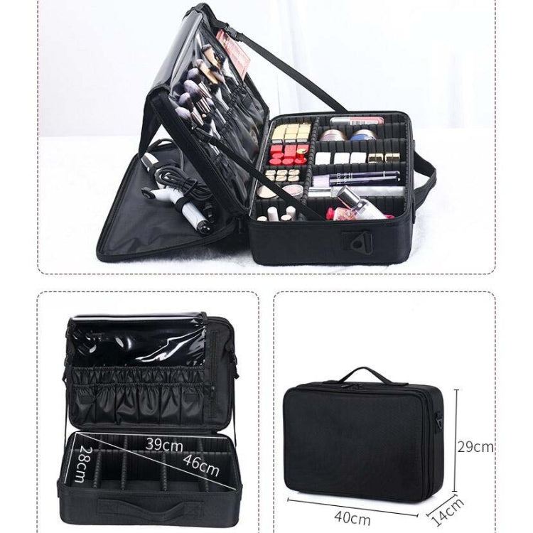 Borsa per il trucco, manicure per ricamo, cassetta degli attrezzi portatile per assicelle, Mini, Small, Medium, Large, Large With Mirror, Extra Large