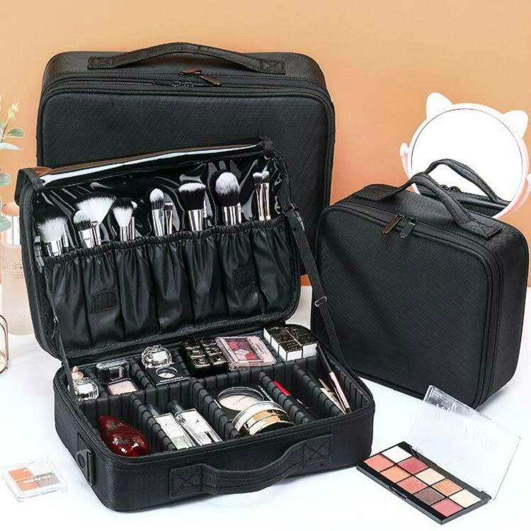 Borsa per il trucco, manicure per ricamo, cassetta degli attrezzi portatile per assicelle, Mini, Small, Medium, Large, Large With Mirror, Extra Large