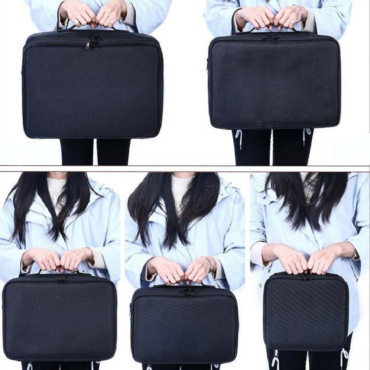 Borsa per il trucco, manicure per ricamo, cassetta degli attrezzi portatile per assicelle, Mini, Small, Medium, Large, Large With Mirror, Extra Large