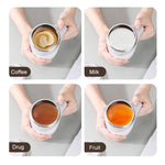 Tazza di agitazione elettrica Tazza di agitazione per caffè e frappè, Electric (White), Electric (Brown)