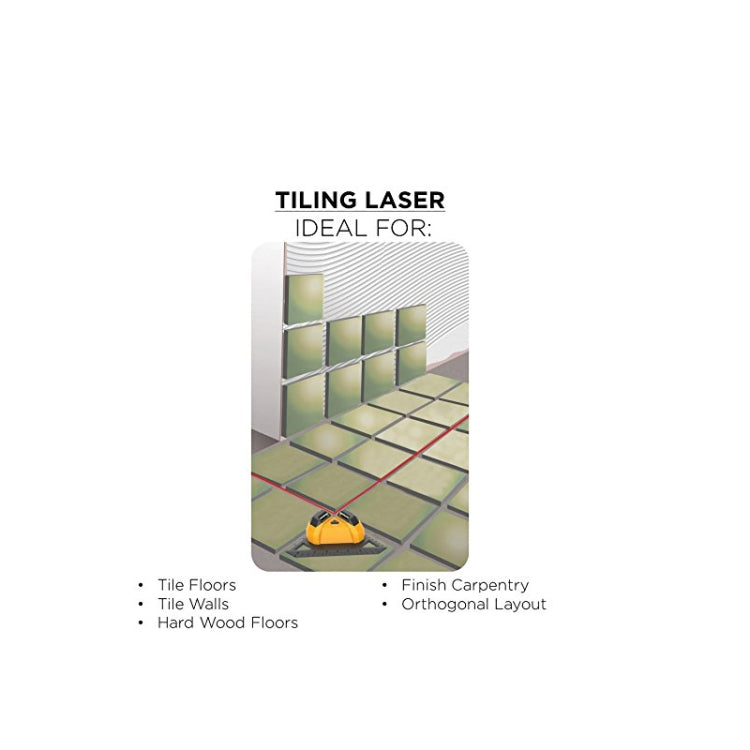 Strumento di misurazione del raggio laser per livellamento della piastrellatura a linea trasversale del livello laser ad angolo retto di 90 gradi, 90 Degree Laser Tool