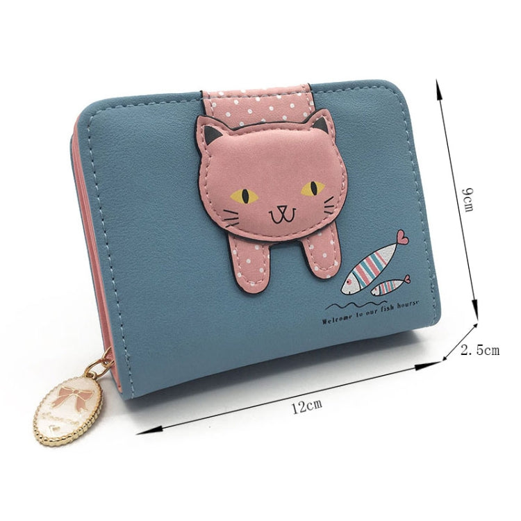 Portamonete da donna con gatto carino Portafoglio con cerniera piccola Portamonete da ragazza