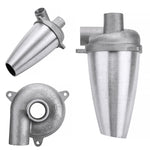 Ciclone Turboricarica Industriale in Alluminio Aspiratore industriale per polveri, Industrial Dust Collector