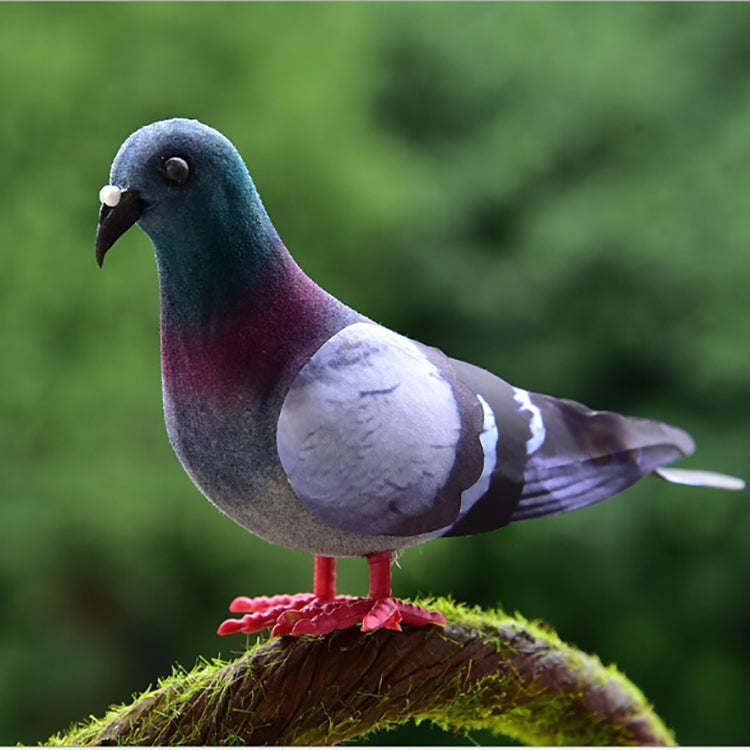 2 pezzi di simulazione schiuma piccione modello casa giardino ornamento decorazione in miniatura, Foam Pigeon