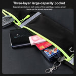 Marsupio impermeabile per esterno Marsupio sportivo per cellulare, 7 inch