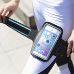 Borsa da braccio sportiva per esterni da 10 pezzi Fitness con borsa da braccio per telefono cellulare touch screen, Large
