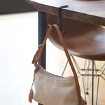 Supporto per cuffie Gancio per cuffie da tavolo Gancio per borsa in metallo, Black, White