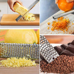 Grattugia per formaggio multifunzione in acciaio inossidabile da 3 pezzi, Cheese Grater