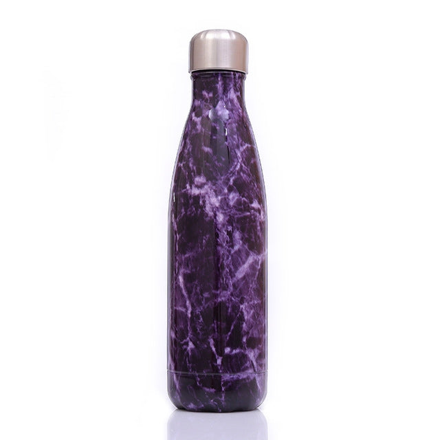 Bollitore sportivo portatile in acciaio inossidabile con boccetta per vuoto a tazza termica, 500ml