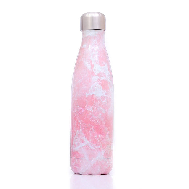 Bollitore sportivo portatile in acciaio inossidabile con boccetta per vuoto a tazza termica, 500ml