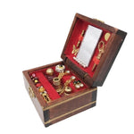 Casa delle bambole Mini portagioie vintage Accessori Giocattoli educativi per bambini, Jewelry Box