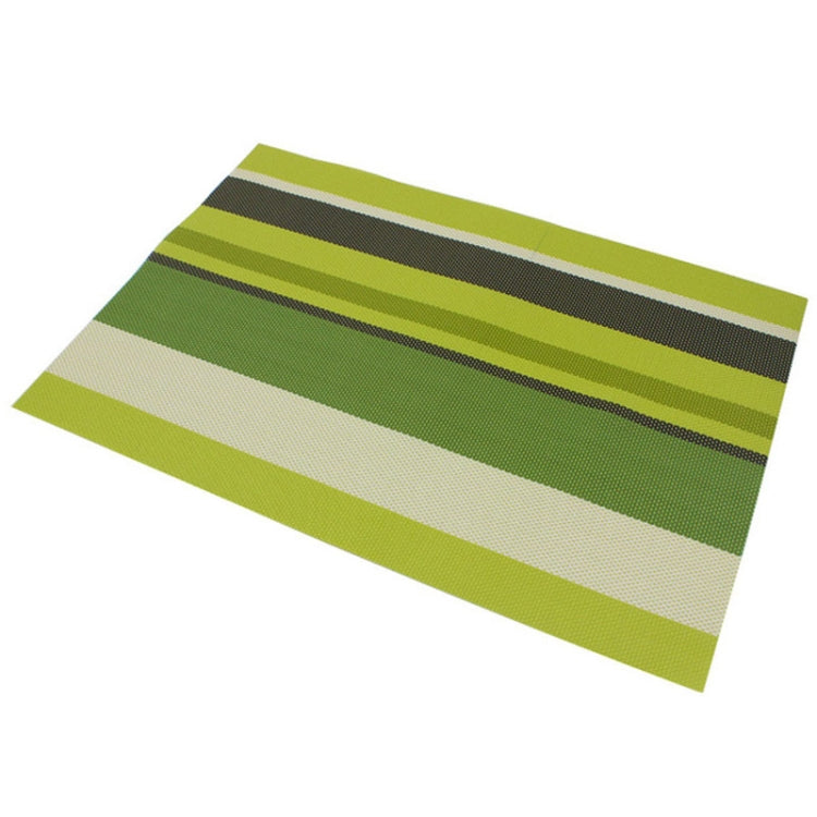2 pezzi tovaglietta da cucina tavolo da pranzo tovaglioli tovagliette resistenti al calore in PVC a righe tovagliette centrini sottobicchiere pad tazza