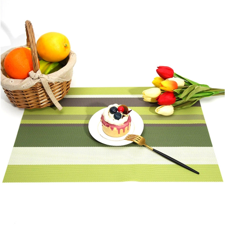 2 pezzi tovaglietta da cucina tavolo da pranzo tovaglioli tovagliette resistenti al calore in PVC a righe tovagliette centrini sottobicchiere pad tazza