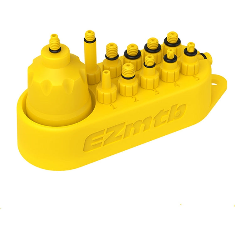 Set adattatori spurgo idraulico bici 10 in 1 con imbuto