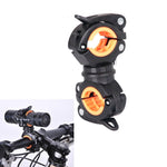 Staffa di fissaggio per clip per lampada per torcia per bicicletta a 360 gradi