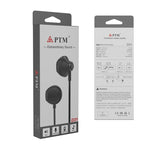 Auricolari stereo PTM D31 con microfono 3,5 mm