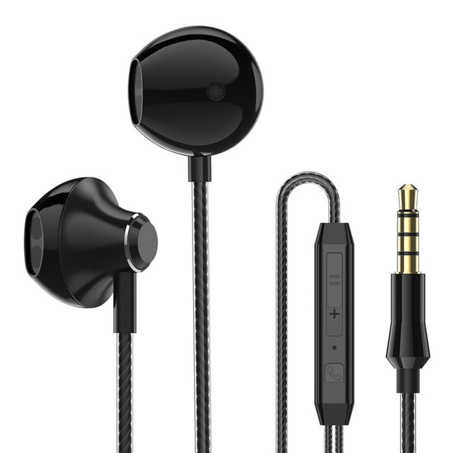 Auricolari stereo PTM D31 con microfono 3,5 mm