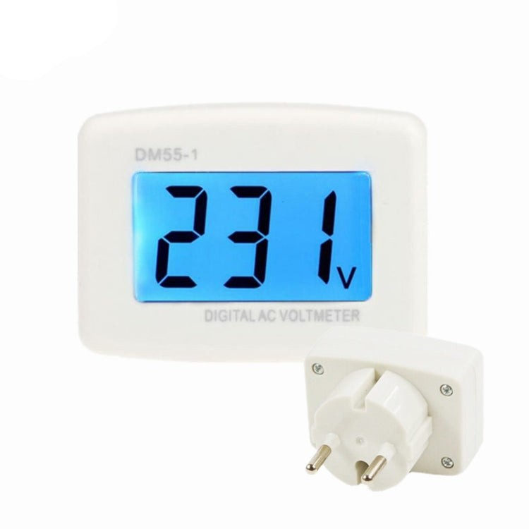Voltmetro digitale Display LCD Voltmetro LCD Contatore elettrico a spina